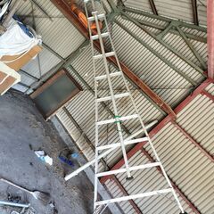 アルミ 三脚 脚立 ３メートル50  美品の画像