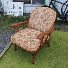 ②ヴィンテージ 柏木工 1人掛けソファ 飛騨家具 キツツキマーク...