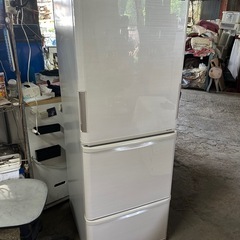 SHARP 3ドア冷蔵庫 350L　 SJ-PW35C どっちもドア プラズマクラスター ローウエスト設計 日本製