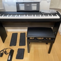 【極美品】ヤマハ　電子ピアノ　P45-B  フルセット