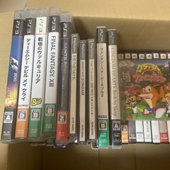 ゲームソフトまとめ売り(PS1,PS2,PS3,WII,PSP)