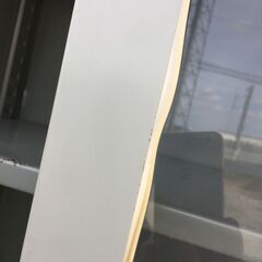 A3796　スチール書庫　上下組　窓付き引き違い書庫　スチール収納庫　書類棚　スチールキャビネット　オフィス用品の画像