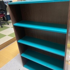 オシャレな4段カラーボックス