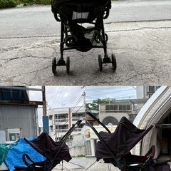 【❗️✨人気モデル✨❗️】Aprica🌟カームブラック🌟ふわっとベッドアイtoアイ✨軽量ベビーカー❗️の画像