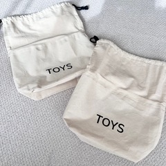 TOYS  おもちゃ収納　巾着2点