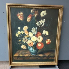 花の絵画　チューリップ　ホテル絵画