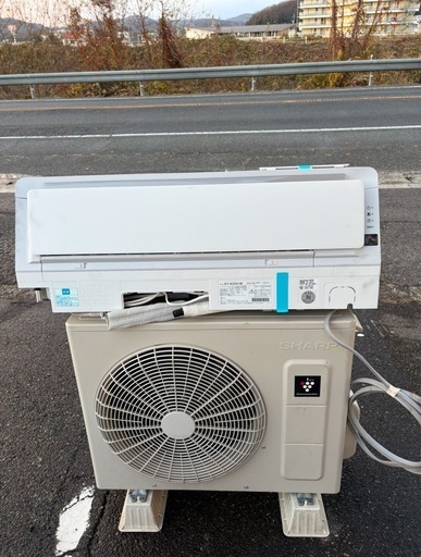 エアコン、2021年SHARP、37000円、6畳用。
