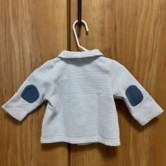 ミキハウス　コンビミニ　長袖シャツ　カーディガン　3点セットの画像