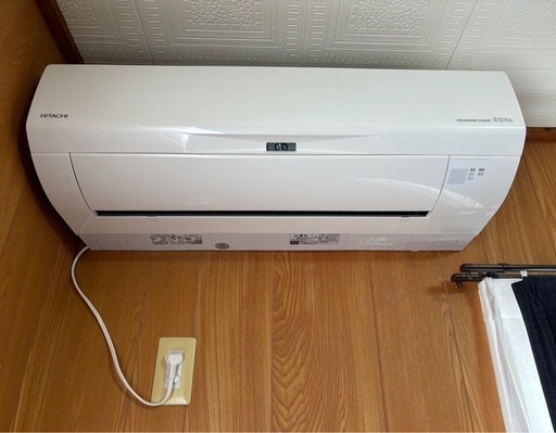 日立エアコン2019年製白くまくん