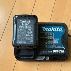 マキタ　充電器とバッテリーのセット　DC10SA+BL1015