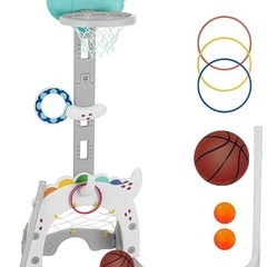 5in1バスケットゴール 室内 バスケットゴール 子供用 バスケ...