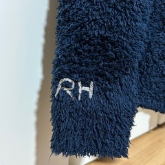 【RHマーク入り】 ロンハーマン フリース　ジャケットベアフット ネイビー ブルーの画像