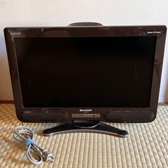 シャープAQUOS　液晶カラーテレビ