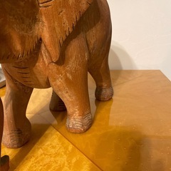✳︎ヴィンテージ✳︎象の置物✳︎木彫り✳︎アンティーク✳︎古道具✳︎ 🐘の画像