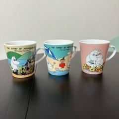 ムーミン　ミニカップ 3点