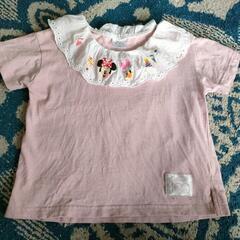 #ミニーマウス #デイジーダック #刺繍 #Tシャツ #100cm

