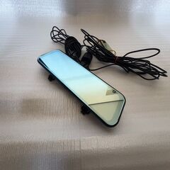 ルームミラー型 ドライブレコーダー 10インチ バックカメラ付 ...