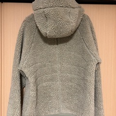 【ヘリーハンセン】Helly Hansen フリースジャケット ボアパーカー M ライトグレーの画像