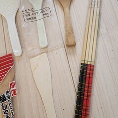 新品■しゃもじ&菜箸　セットの画像