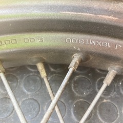 値下げ！　HONDA FTR223？　リヤホイール　GB250クラブマンのリヤ太脚化にどうぞ の画像