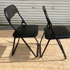 パイプ椅子★2点セットの画像