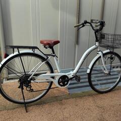 26インチ 6段変速 折り畳み自転車