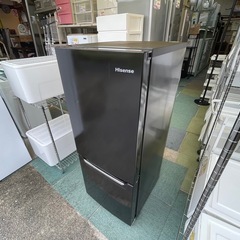 【リサイクルサービス八光】2020年製　ハイセンス　冷蔵庫 パールブラック HR-D15CB [150L /2ドア /右開きタイプ]の画像