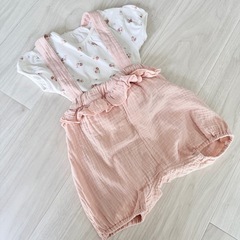 赤ちゃん本舗 吊りパンツ 半袖 Tシャツ セットアップ セット ...