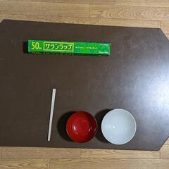 【予約済】ニトリ 折りたたみ テーブル シャイン2 7550 DBRの画像