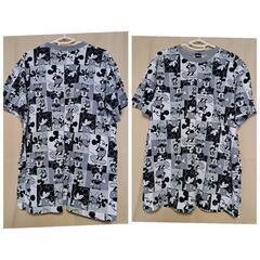 DISNEY ディズニー ミッキー半袖Tシャツ L ヴィンテージ プリントの画像