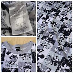 DISNEY ディズニー ミッキー半袖Tシャツ L ヴィンテージ プリントの画像