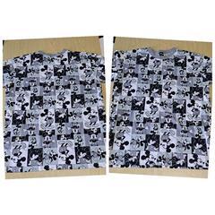 DISNEY ディズニー ミッキー半袖Tシャツ L ヴィンテージ プリントの画像