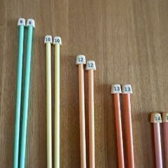 編み棒とケースの画像