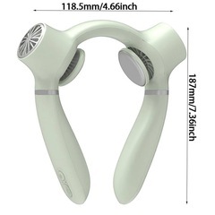 ハンディファン、ネッククーラー、ネックファン ポータブル 電気不要 吊り下げ式 首かけ式 充電式 小型 スポーツファン プラスチック素材 アウトドア用 　の画像