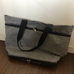 タイヤ付たためるバッグ＊タイヤ収納できてトートバッグに変身！の画像