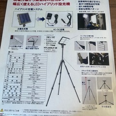 LEDハイブリッド投光器の画像