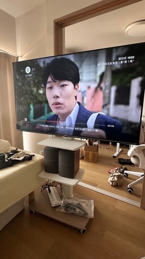 hisen 55v+テレビスタンド＋スピーカー