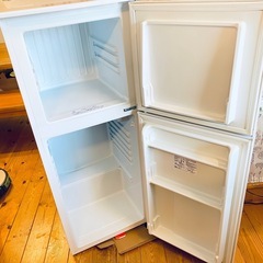【決まりました　中古・動作確認済み】2ドア冷蔵庫　138ℓ 2017年製の画像