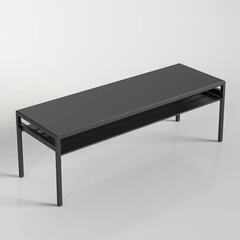 IKEA コーヒーテーブル NYBODA（リバーシブル　脚色:黒）