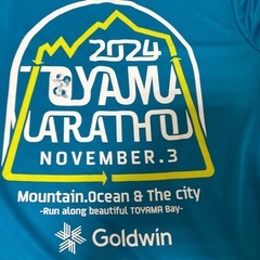 富山マラソン2024 参加賞Tシャツ　Sサイズ
の画像