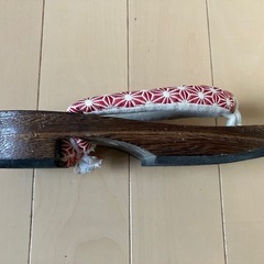 【中古】こども 桐下駄 草履 20〜21.5センチの画像
