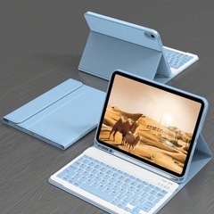 iPad対応ワイヤレスキーボードケース分離式Bluetoothの画像