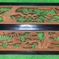 欄間　木彫り