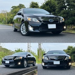トヨタ カムリ ハイブリッド G パッケージ 平成24年 黒色 ...