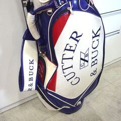 ゴルフ キャディバッグ カッター&バック トリコロールカラー 6分割 CUTTER&BUCK C/B 中古 札幌市東区 新道東店の画像