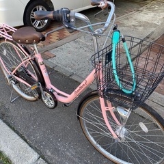 自転車　ピンク26インチ