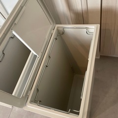 3個セット 無印良品 ポリプロピレン ダストボックス 大 (30L) ゴミ箱の画像