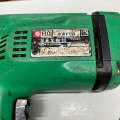 ☆値下げ☆I2505-026 日立 変速電気ドリル 年式表記無し 動作確認済み キズ汚れ有りの画像