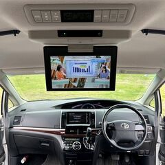 エスティマ★美品★後期型【アエラスレザーパッケージ】本車検フル令和9年5月迄・全席フル黒本革シート・後席フリップダウン・両側Pスライドドアの画像