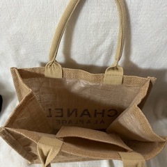 シャネル ノベルティ ジュートバッグの画像